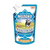 Молоко сгущенное с сахаром "Алексеевское"дуопак с доз. 8,5%, 270гр.