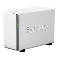 Система хранения данных Synology DS213j (1,2 ГГц/512Мб/принт/FTP/ip/без д-в) на 2HDD