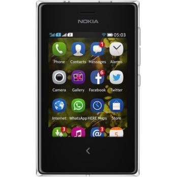 Смартфон Nokia Asha 503 Dual Sim Black (3"/5Мп/mp3/fm)
