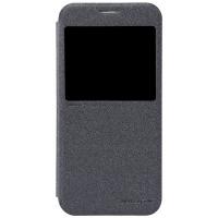 Чехол для Samsung Galaxy S6 Nillkin Sparkle leather case(черн)(К)