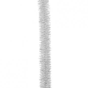 Мишура № 11 двойная серебристая (200x2 см)