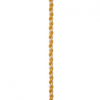 Мишура № 4 золотистая/серебристая (200x1.5 см)