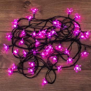 Гирлянда светодиодная Neon-Night Цветы сакуры линия розовый свет 50 светодиодов (7 м)