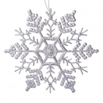 Новогоднее украшение Magic Time Снежинка-паутинка полипропилен золотистое (диаметр 16.5 см)