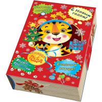 Новогодний сладкий подарок Книга с тигрятами 400 г (с купоном)