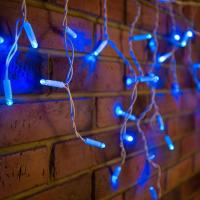Гирлянда светодиодная Neon-Night Айсикл бахрома синий свет 152 светодиода (4.8 х 0.6 м)