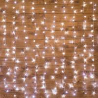 Гирлянда светодиодная Neon-Night Занавес бахрома белый свет 300 светодиодов (2.5x2 м)
