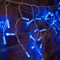 Гирлянда светодиодная уличная Neon-Night Айсикл бахрома синий свет 76 светодиодов (2.4х0.6 м)