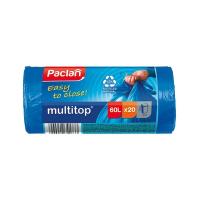 Пакеты для мусора Paclan MULTI-TOP 60л 20шт с завязками 20мкм ВД