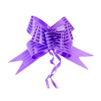 Бант Бабочка Полоски фиолетовый 3 см x 8 см (10 штук в упаковке)