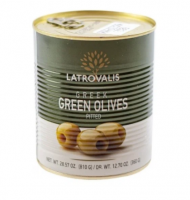 Оливки зеленые без косточек, LATROVALIS 810г