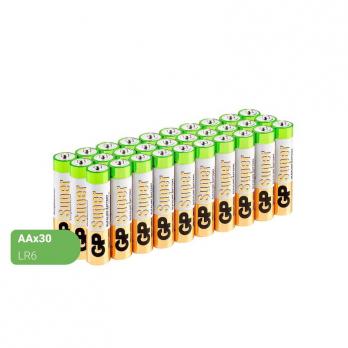 Батарейки GP пальчиковые АА LR6 (30 штук в упаковке)