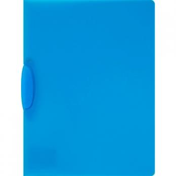 Папка с пласт клипом Attache синяя
