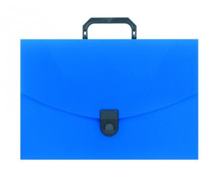 Папка-портфель пластиковый Attache (A4, 30мм, синий)