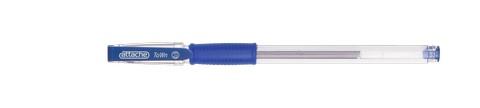 Ручка гелевая Attache Town с резиновой манжетой (0,5мм, синий, Россия)