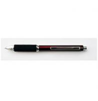 Ручка шариковая 3в1 автом. красн+синий+карандаш 0,5мм,бордовый,манжетка