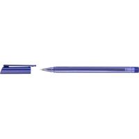 Ручка шариковая Attache трехгранный корп,цв.чернил синий,цвет корп сиреневый