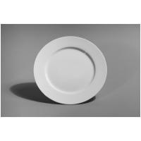 Тарелка обеденная,Wilmax белая, фарфоровая, 25,5 см WL-991008